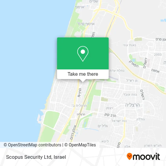 Scopus Security Ltd map