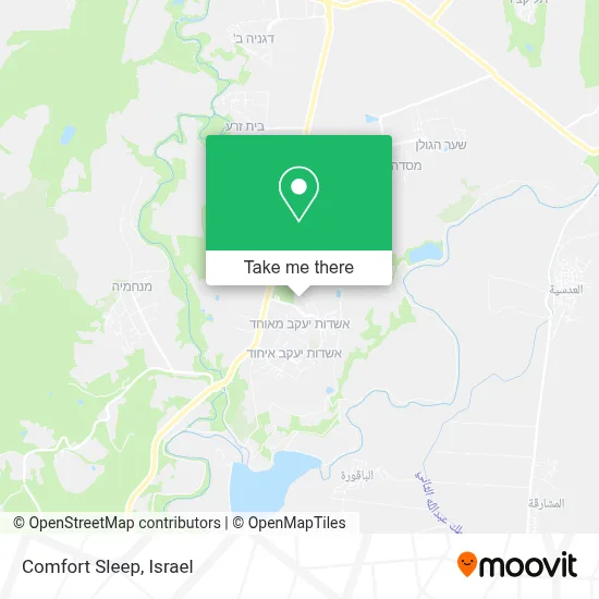 Comfort Sleep map