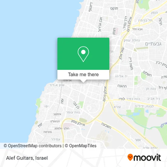 Alef Guitars map