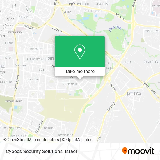 Cybecs Security Solutions map