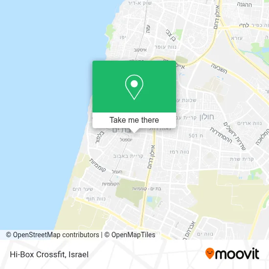 Hi-Box Crossfit map