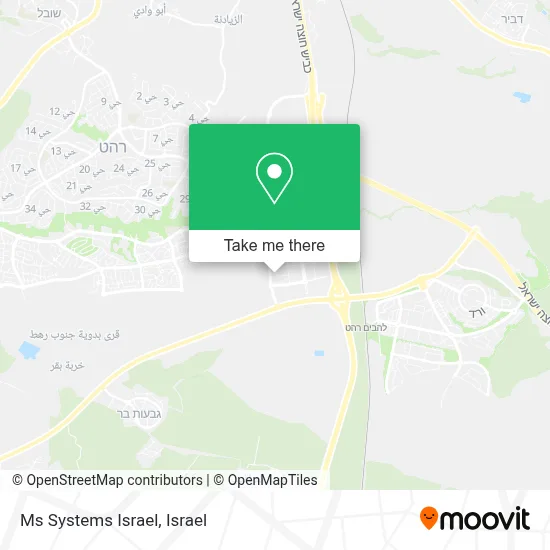 Ms Systems Israel map