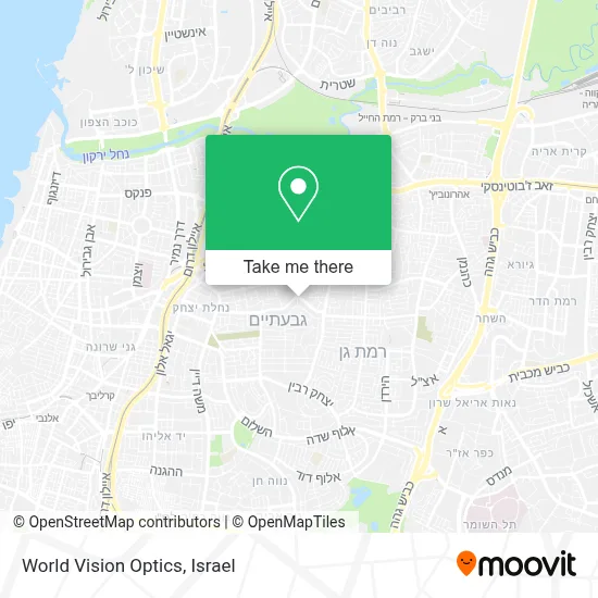 World Vision Optics map