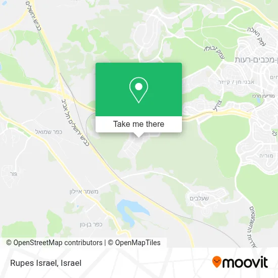 Rupes Israel map