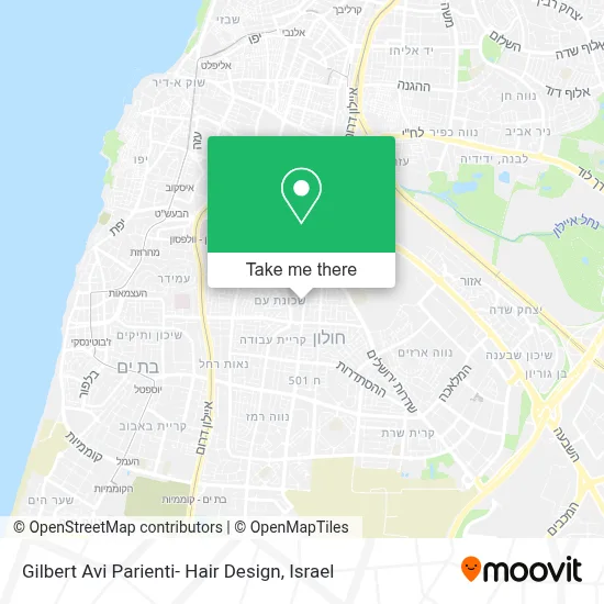 Gilbert Avi Parienti- Hair Design map