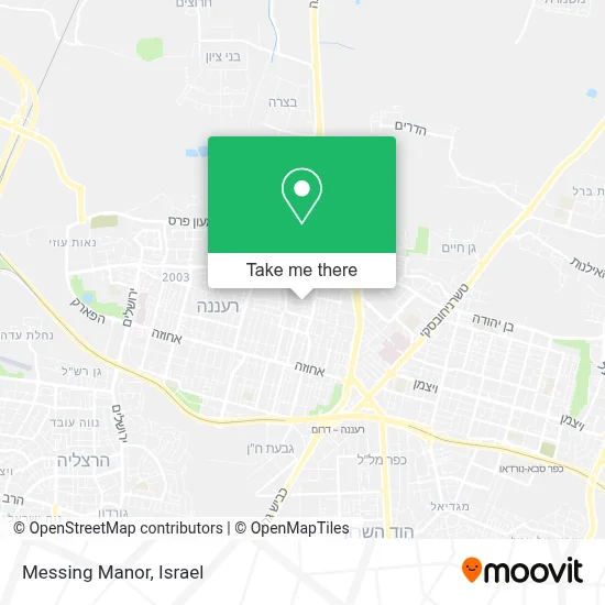 Messing Manor map