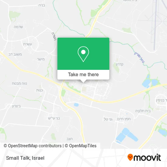 Small Talk map