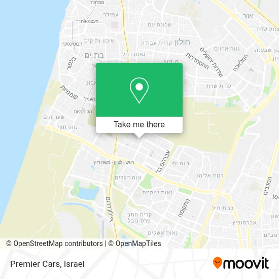Premier Cars map