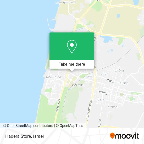 Hadera Store map