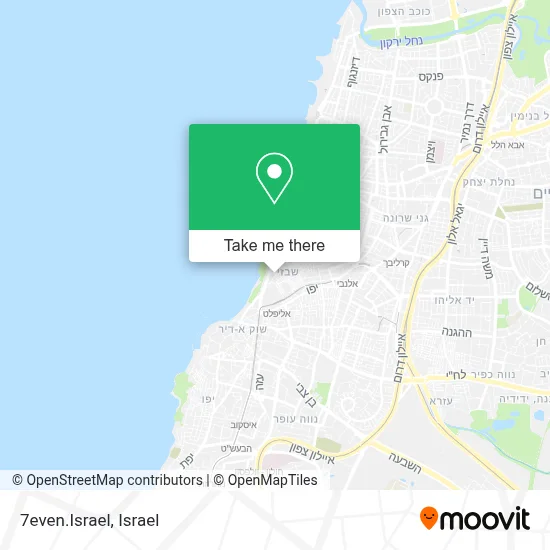 7even.Israel map