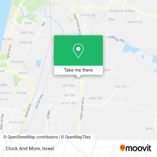 Clock And More map