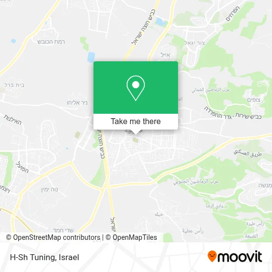 H-Sh Tuning map