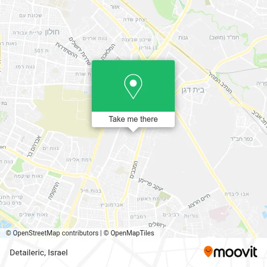 Detaileric map