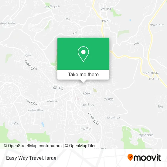 Easy Way Travel map