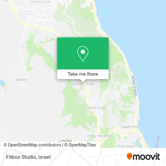 Fitbox Studio map