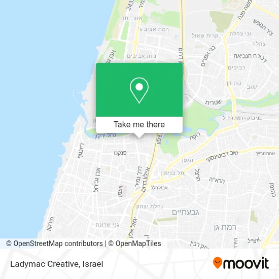 Ladymac Creative map