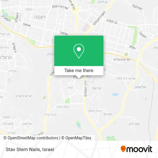 Stav Stern Nails map