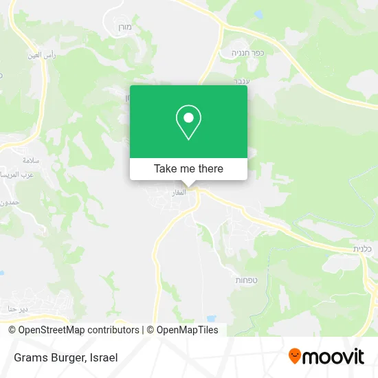 Grams Burger map