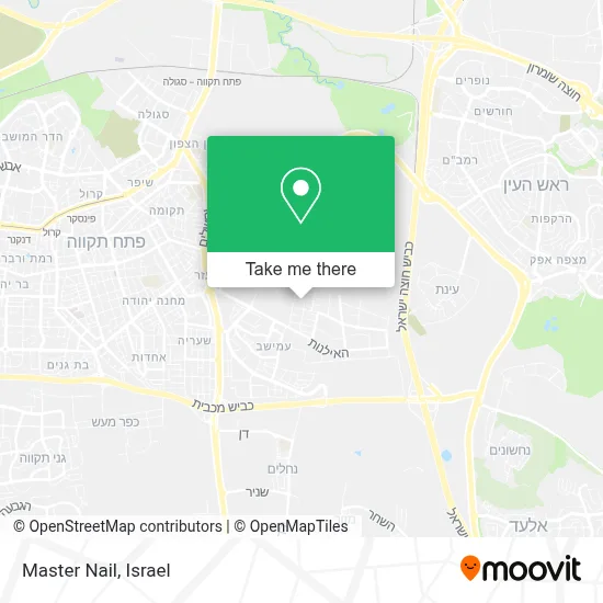 Master Nail map