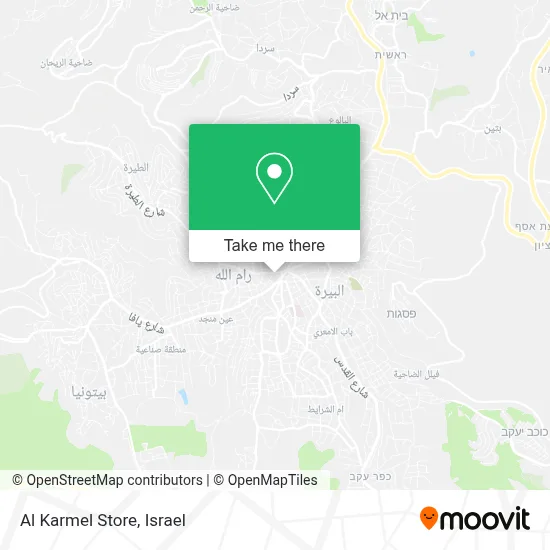 Al Karmel Store map