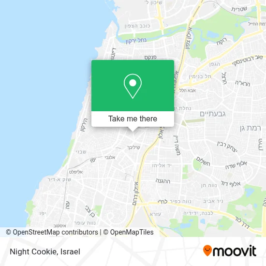 Night Cookie map