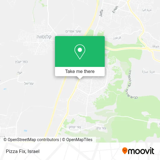 Pizza Fix map