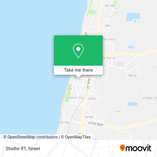 Studio 91 map