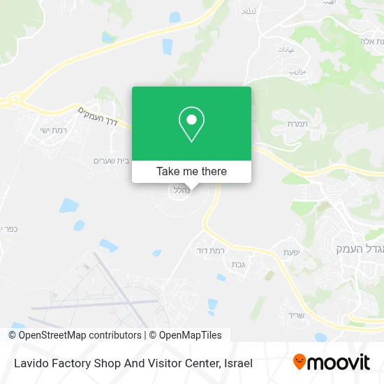 Lavido Factory Shop And Visitor Center map