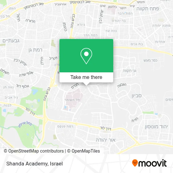 Shanda Academy map