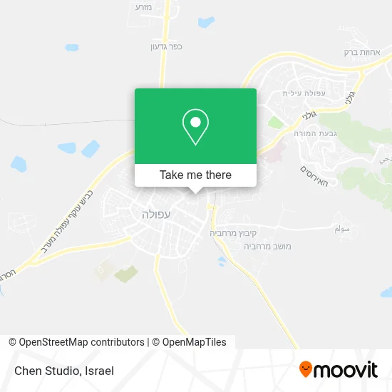 Chen Studio map