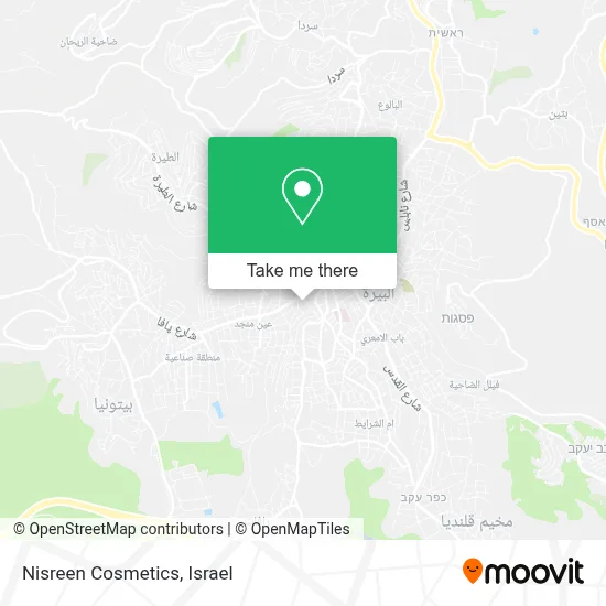 Nisreen Cosmetics map