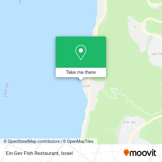 Ein-Gev Fish Restaurant map