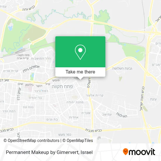 Permanent Makeup by Gimervert map