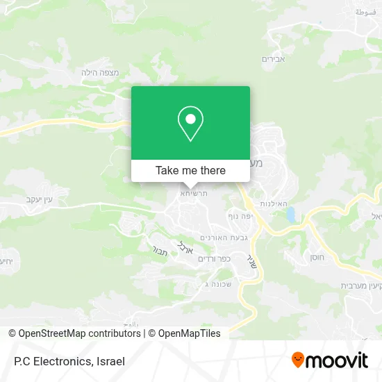 P.C Electronics map
