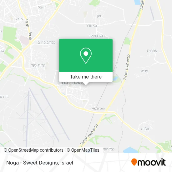 Noga - Sweet Designs map