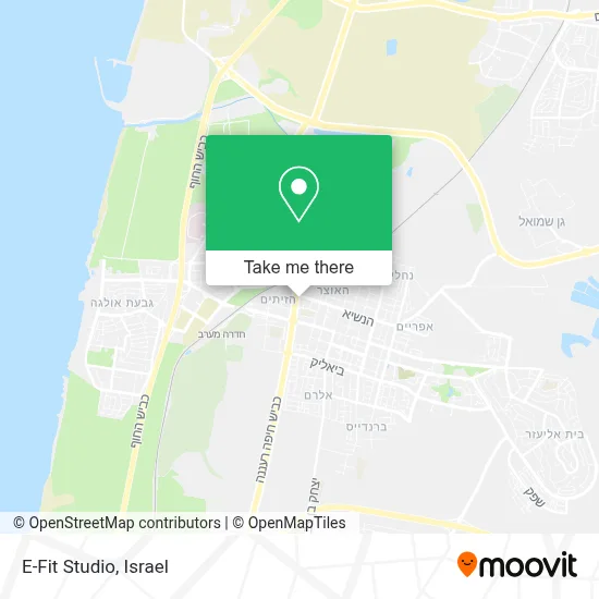 E-Fit Studio map