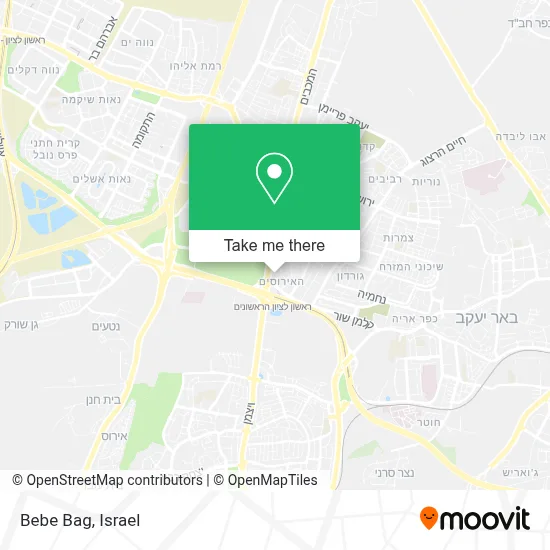 Bebe Bag map