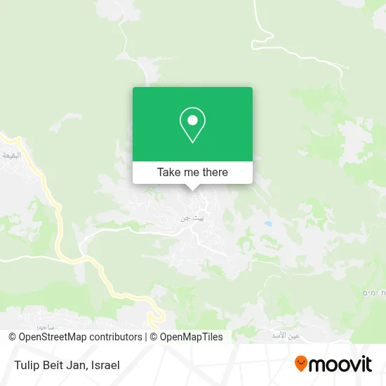 Tulip Beit Jan map