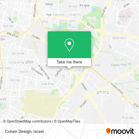 Cohen Design map