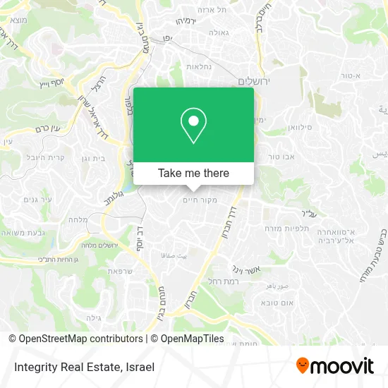 Integrity Real Estate map