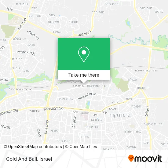 Gold And Ball map