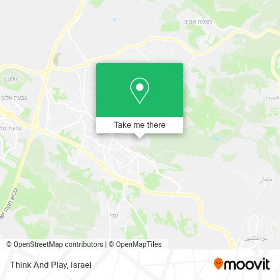Think And Play map