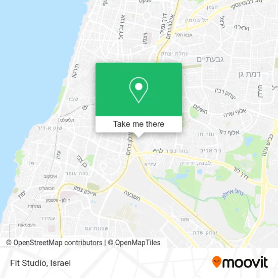 Fit Studio map