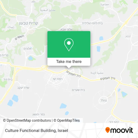 Culture Functional Building map
