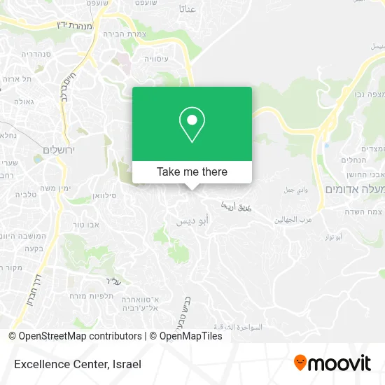 Excellence Center map