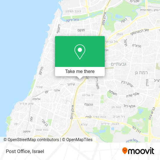 Post Office map