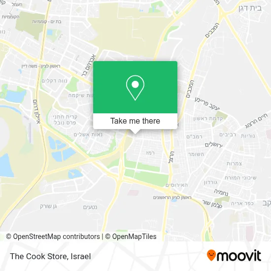 The Cook Store map