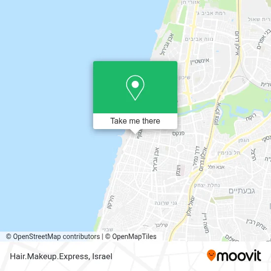 Hair.Makeup.Express map