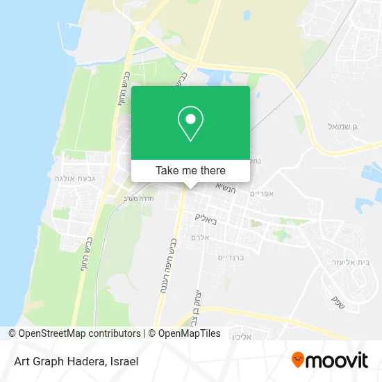 Art Graph Hadera map