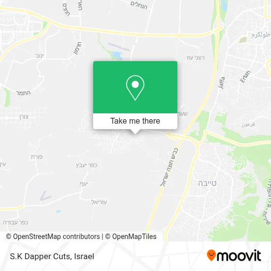 S.K Dapper Cuts map